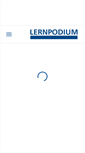 Mobile Screenshot of lernpodium.ch
